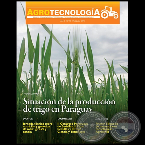 AGROTECNOLOGA Revista - AO 6 - NMERO 73 - AO 2017 - PARAGUAY